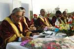 Prof Ishwar Dayal exhorting the passing out students Prof Ishwar Dayal exhorting the passing out students