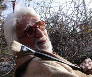 Husain Saab in his inimitable style Husain Saab in his inimitable style
